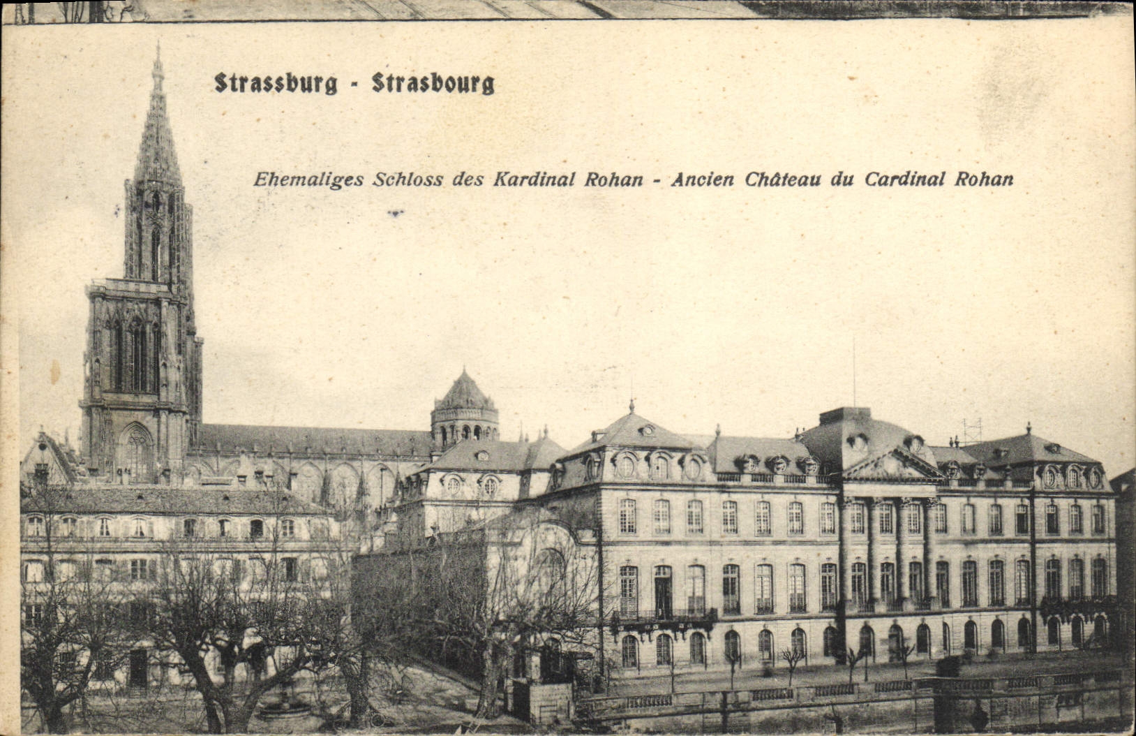 CPA Strasbourg Ancien chateau du cardinal Rohan 
