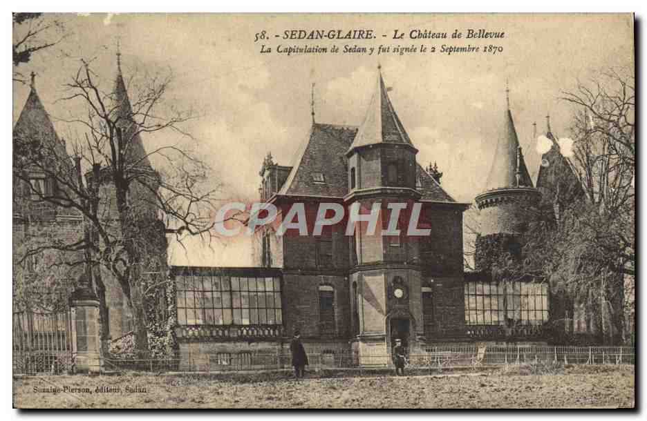 CPA Sedan Glaire Le Chateau De Bellevue