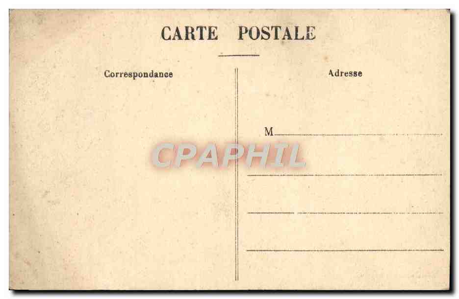 CPA Sedan Glaire Le Chateau De Bellevue — Rückseite