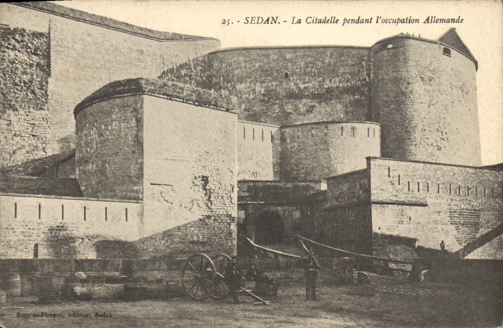 CPA Sedan La Citadelle Pendant I'Occupation Allemande Militaria