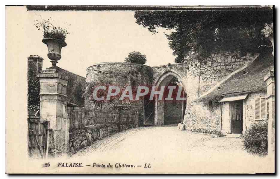 CPA Falaise Porte Du Chateau