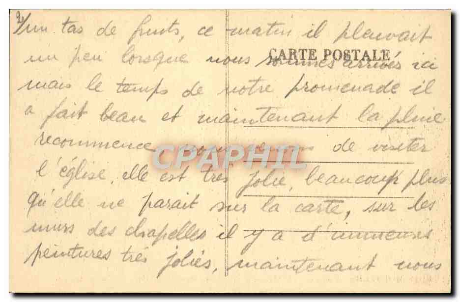 CPA Trois Moutiers Chateau De Lamothe Chandenier — Back