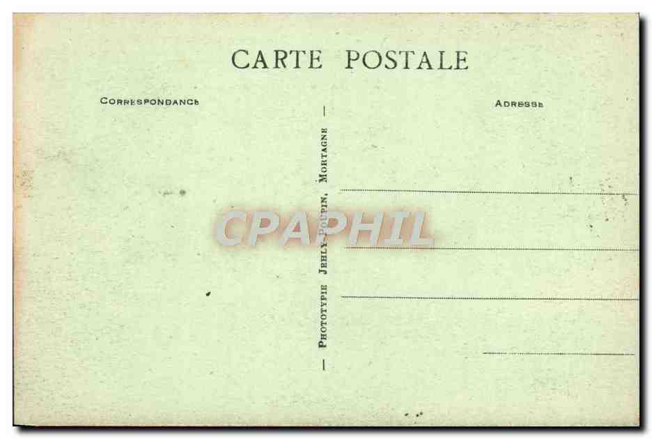 CPA Maillezais Castel Bati Sur I'Emplacement Du Palais Des Eveques de Maillezais  — Back