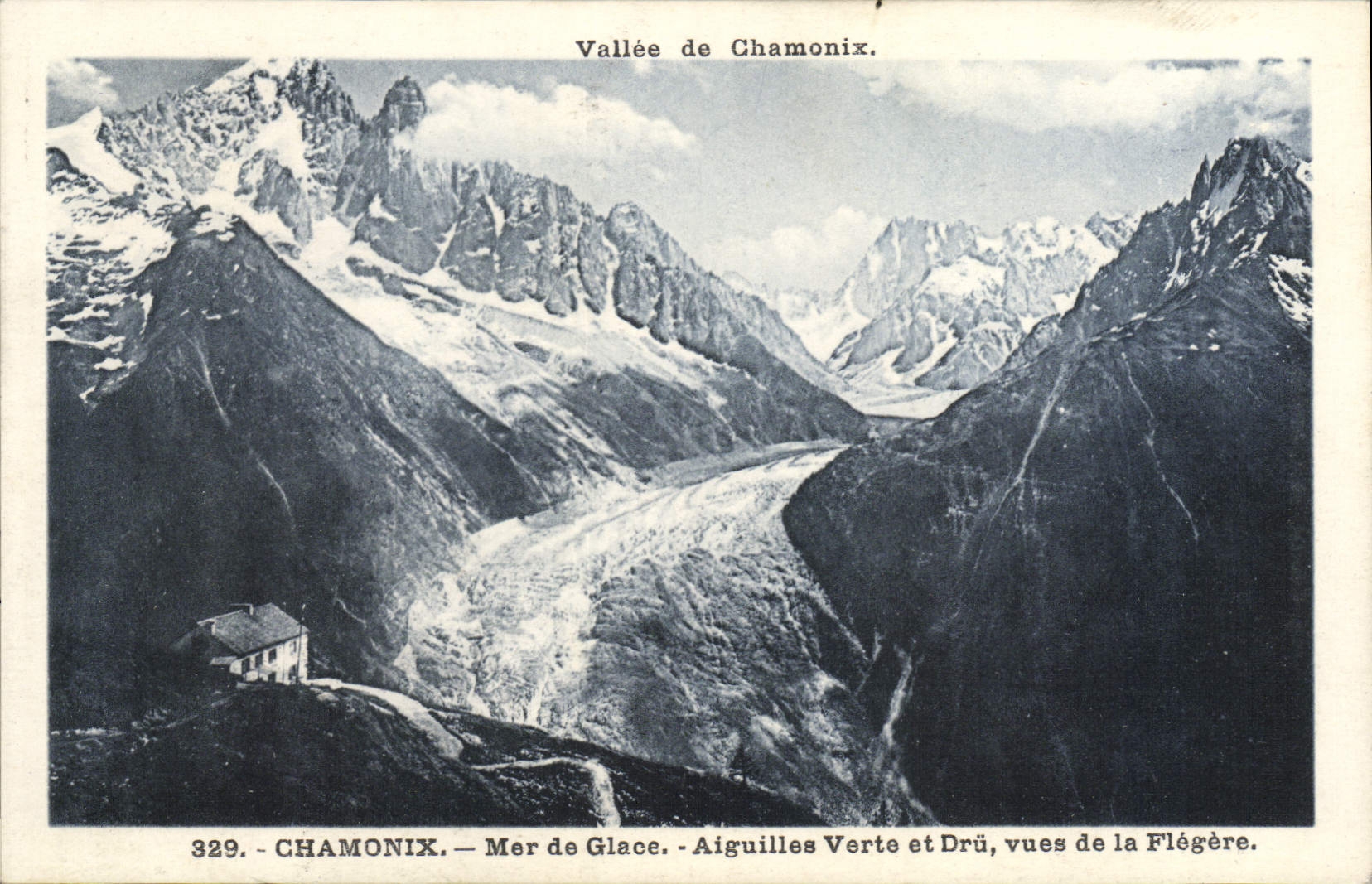 CPA Chamonix Mer De Glace Aiguilles Verte Et Dru Vues De La Flegere