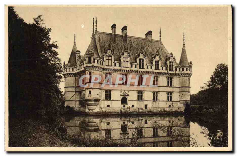 CPA Chateaux De La Loire Chateau D'Azay Le Rideau