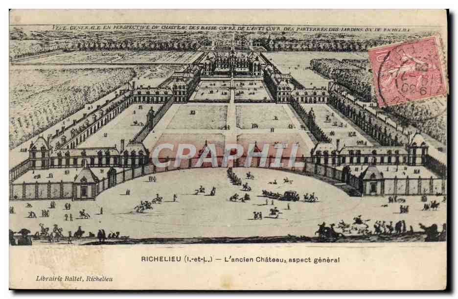 CPA Richelieu L'Ancien Chateau Aspect General