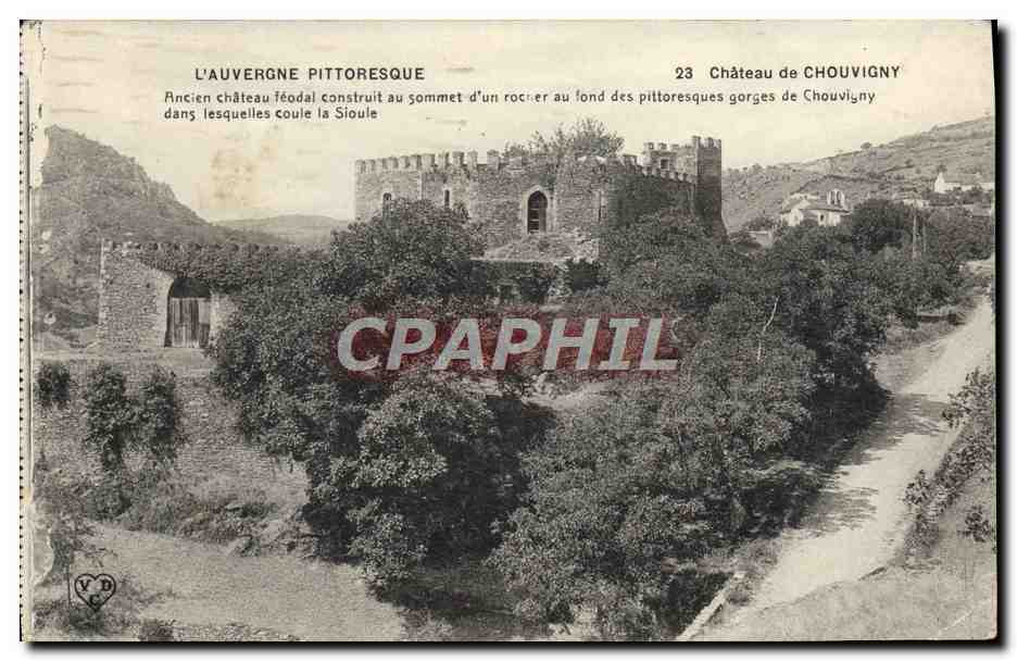 CPA L'Auvergne Pittoresque Chateau De Chouvigny