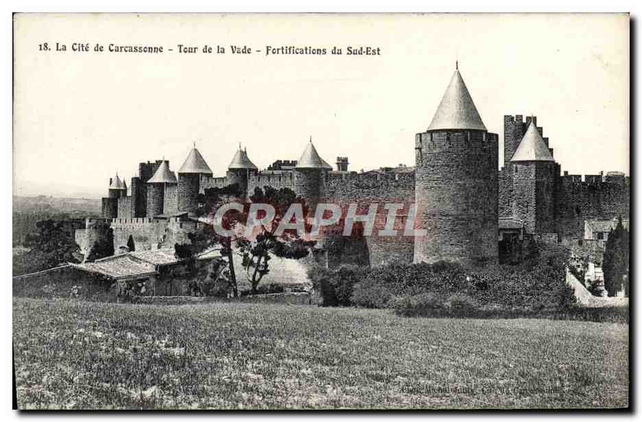 CPA La Cite De Carcassonne Tour De La Vade Fortifications Du Sud Est