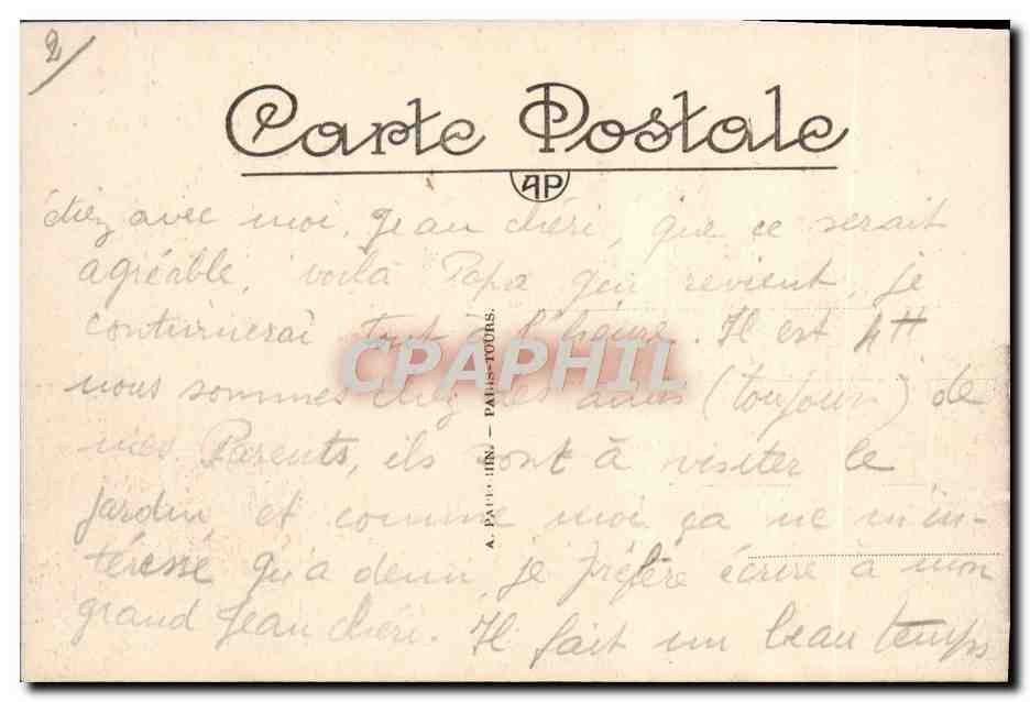 CPA Langeais Le Chateau Ou Ft Celebre — Rückseite