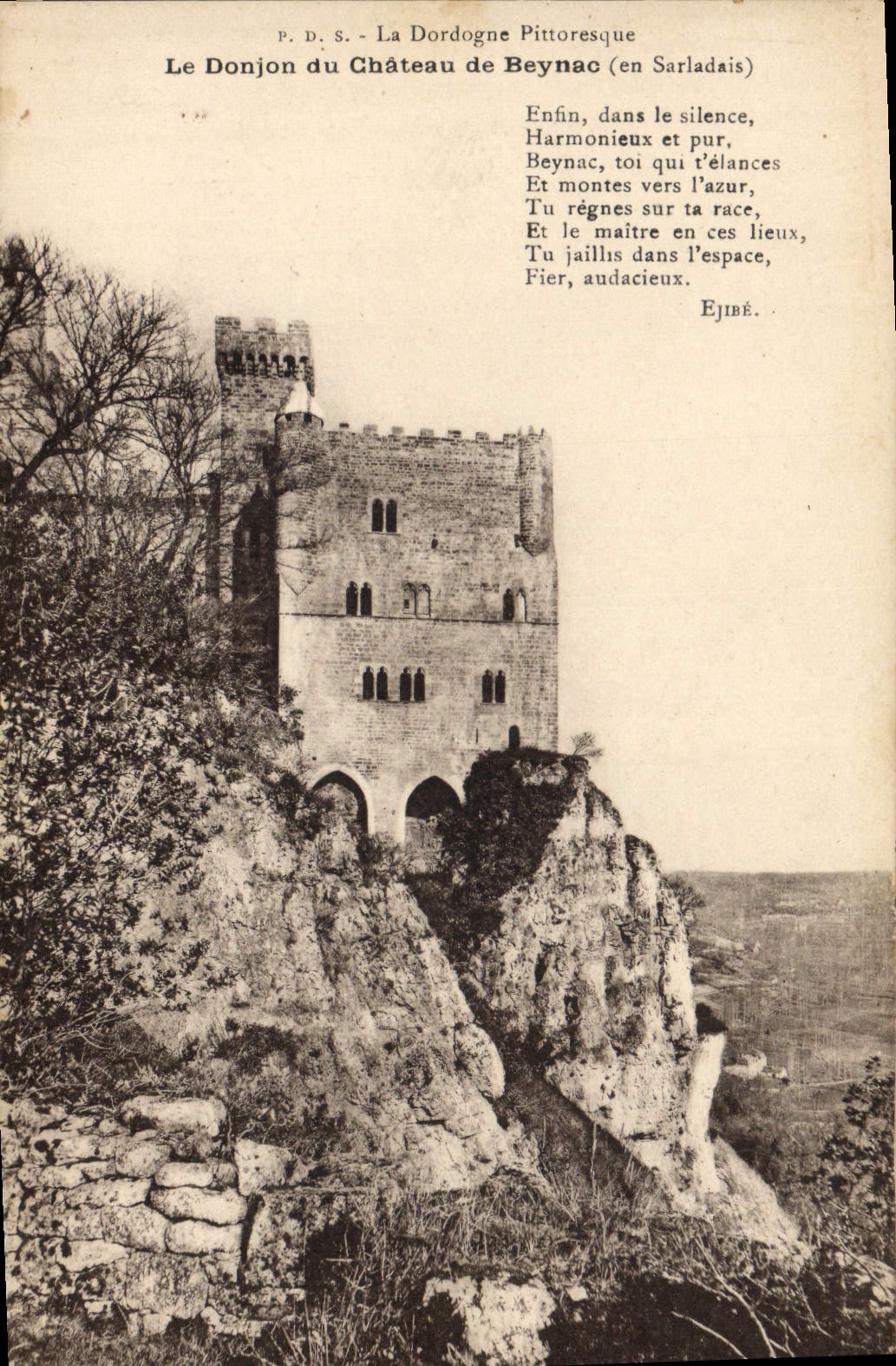 CPA La Dordogne Pittoresque Le Donjon Du Chateau De Beynac
