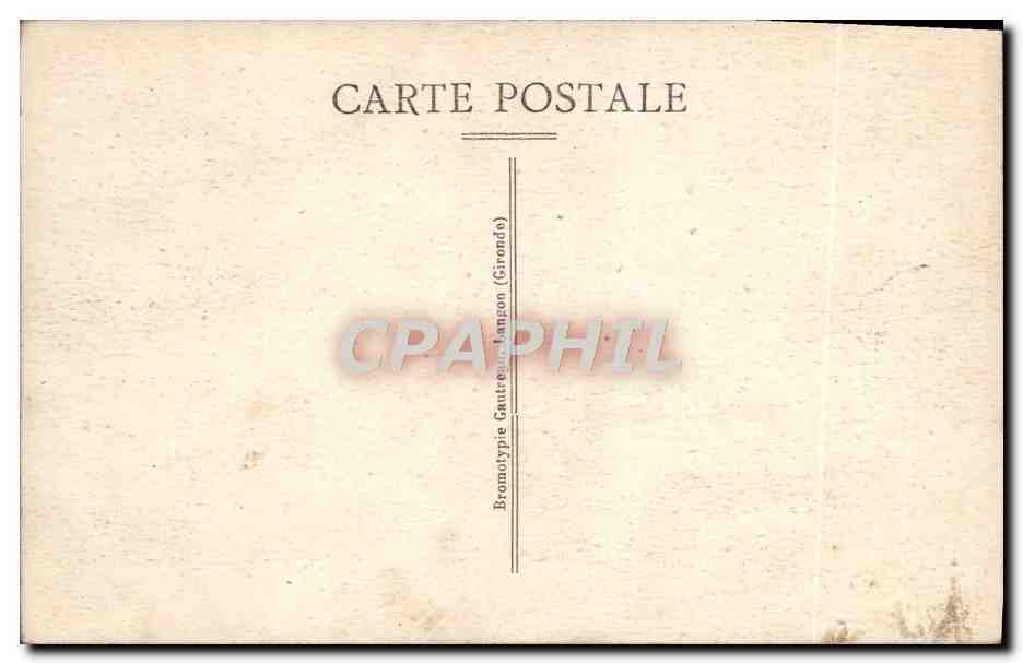 CPA Villandraut Ancienne Salle D'Honneur du vieux chateau  — Back