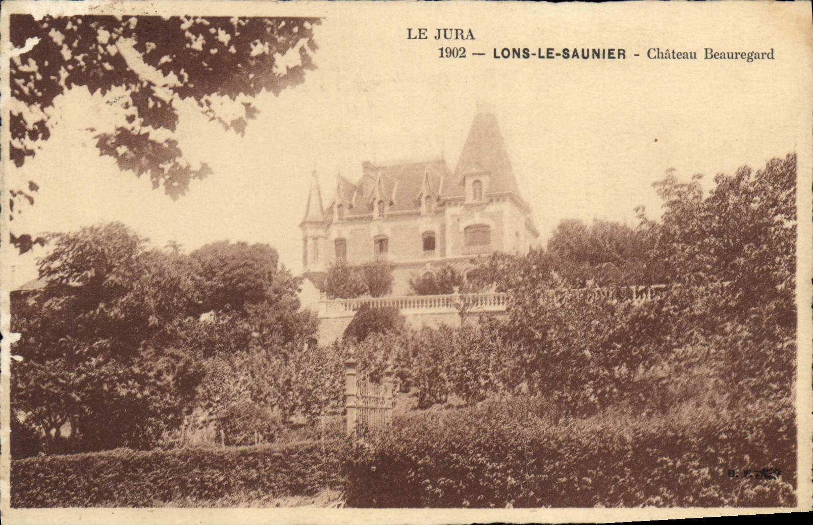 Der Jura — Lons-le-Saunier — Schloss Beauregard — 1902