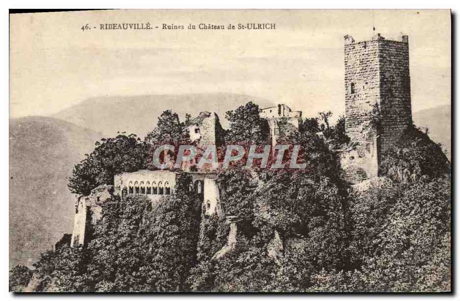 Ribeauvillé - Ruines du Château de St-Ulrich — Graphil