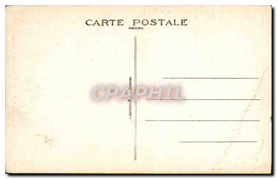 Vannes - Le Château Gaillard, ancien Hôtel du Parlement de Bretagne — Siège et Musée de la Société Polymathique du Morbihan — éditeur Laurent, Rennes, n° 4226 — Rückseite