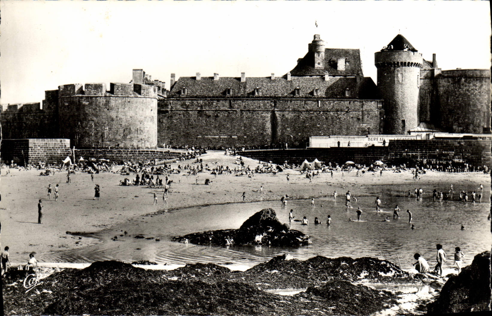 Saint-Malo - Cité Corsaire — La Plage de l'Eventail — Réal-Photo