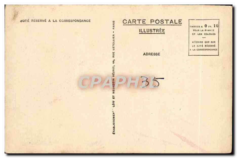 SAINT-MALO - La Grande Rue — The principal Street — Edit. Galeries Modernes LL n°60 — Verso