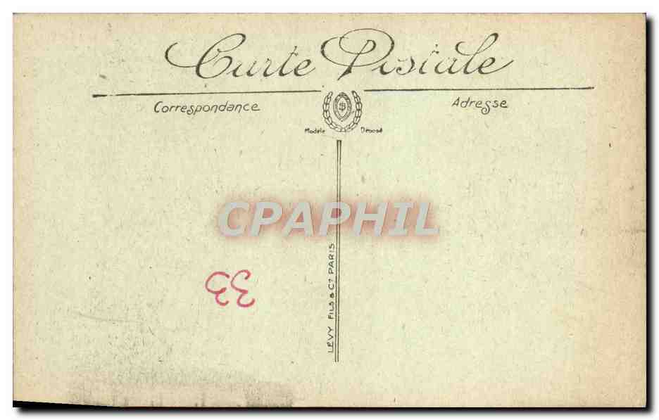 CPA Bordeaux La Tour St Michel — Verso