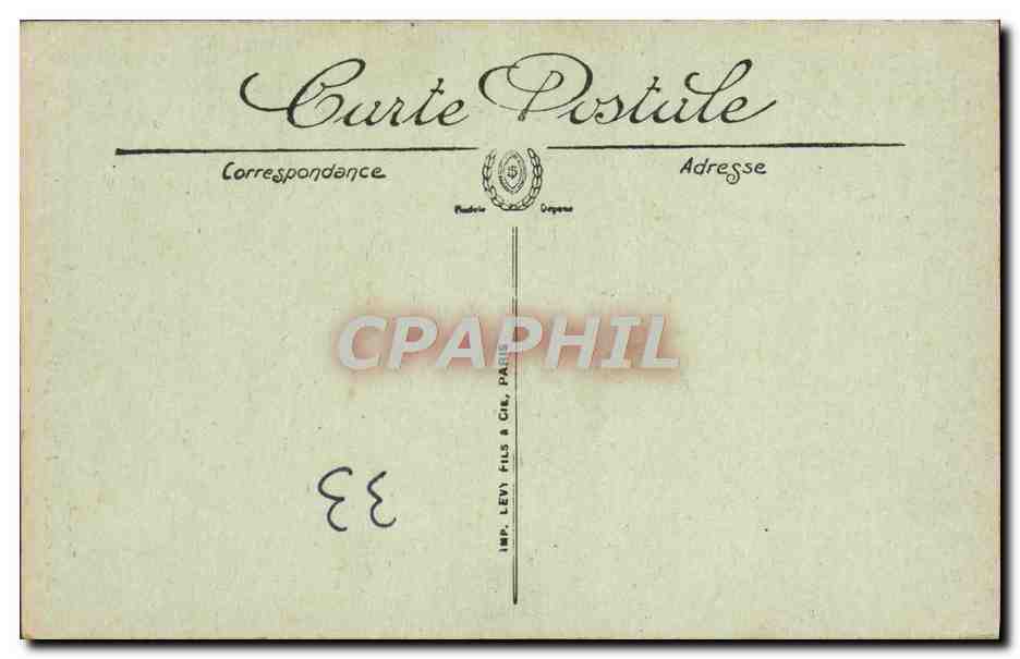 CPA Bordeaux Le Monument De Gambetta — Verso