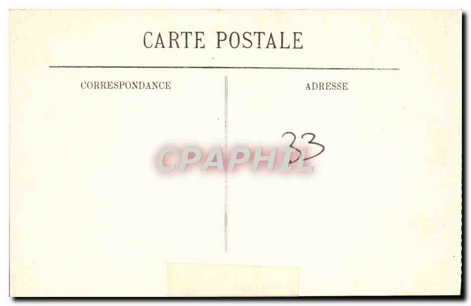 CPA Bordeaux Les Ruines Du Palais Gallien — Verso