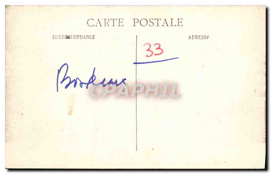CPA Caveau De St Michel Bordeaux Famille Empoisonnee Squelettes  — Verso