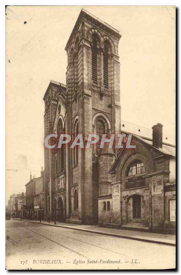 CPA Bordeaux Eglise Saint Ferdinand