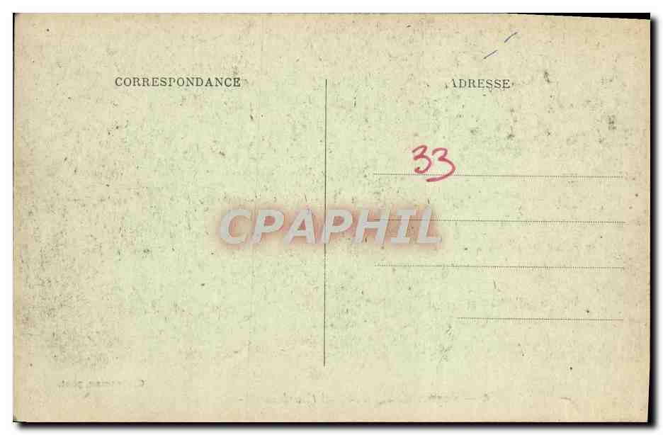 CPA Caveau De Saint Michel Bordeaux La Vierge Squelettes  — Verso