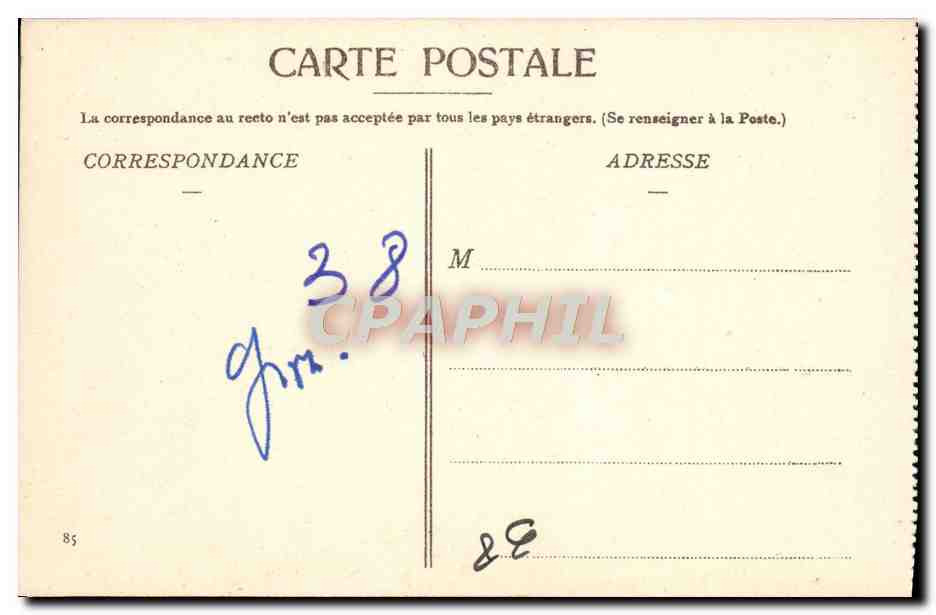 CPA Grenoble Pont De France Et Les Forts — Verso