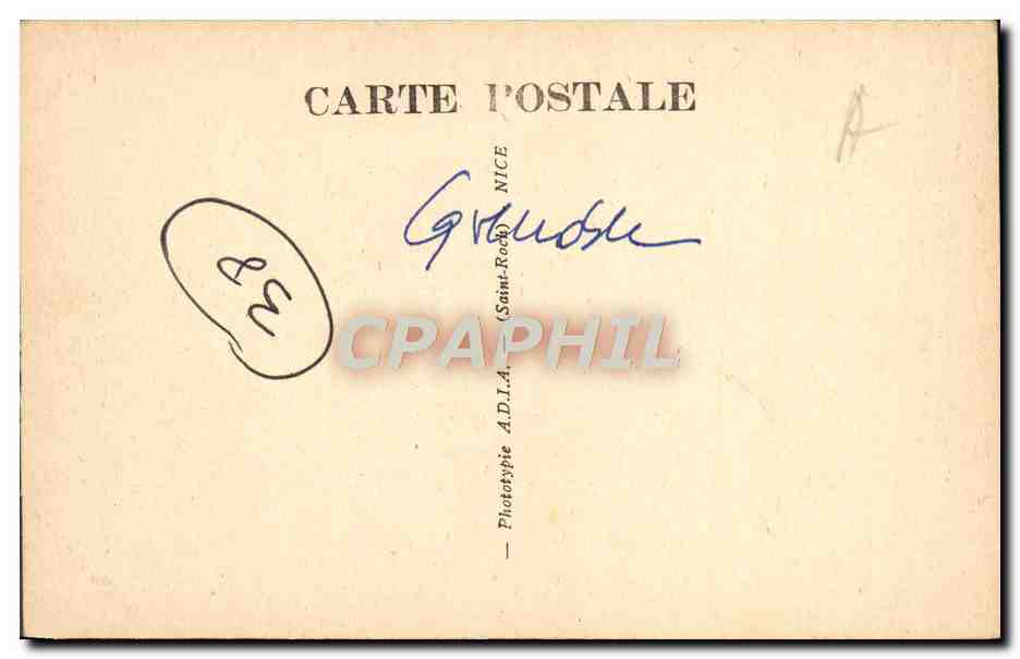 CPA Grenoble Place Metz Nouvelle Eglise Saint Joseph — Rückseite