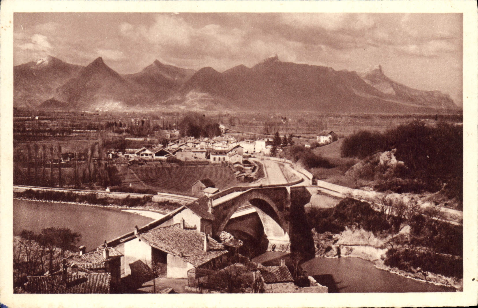 CPA Pont De Claix Le Vieux pont