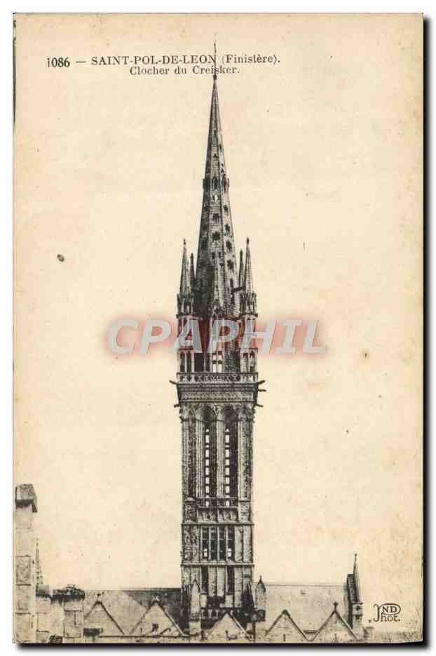 CPA Saint Pol De Leon Clocher Du Creisker