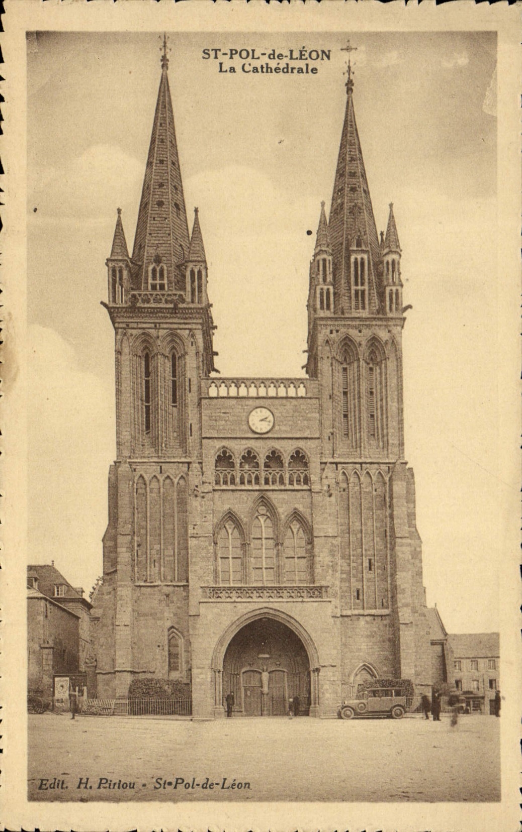 CPA Saint Pol De Leon La Cathedrale