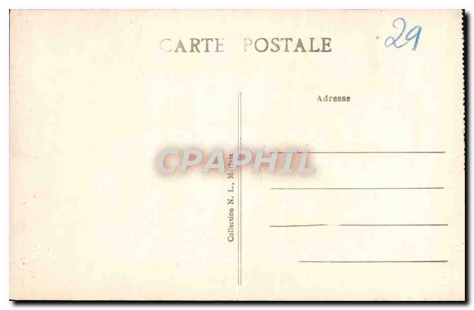 St-Thégonnec (Finistère) — Chaire à prêcher de l'église — éditeur non identifié, n° de série 17 — Rückseite