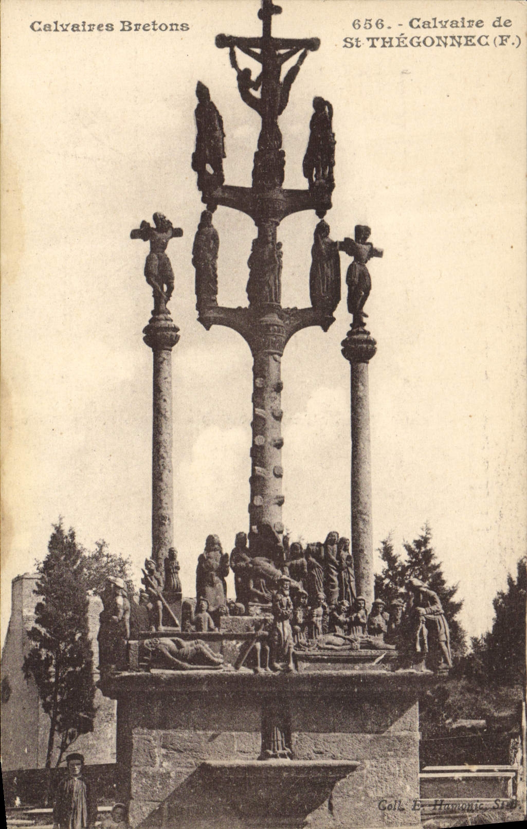 CPA Saint Thegonnec Calvaire 