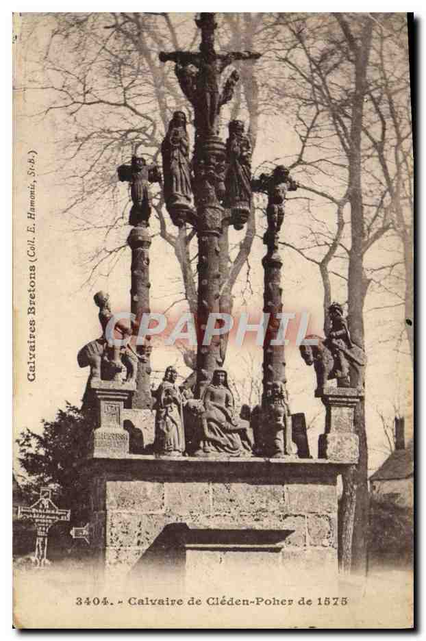 CPA Calvaires de Cleden Poher de 1575