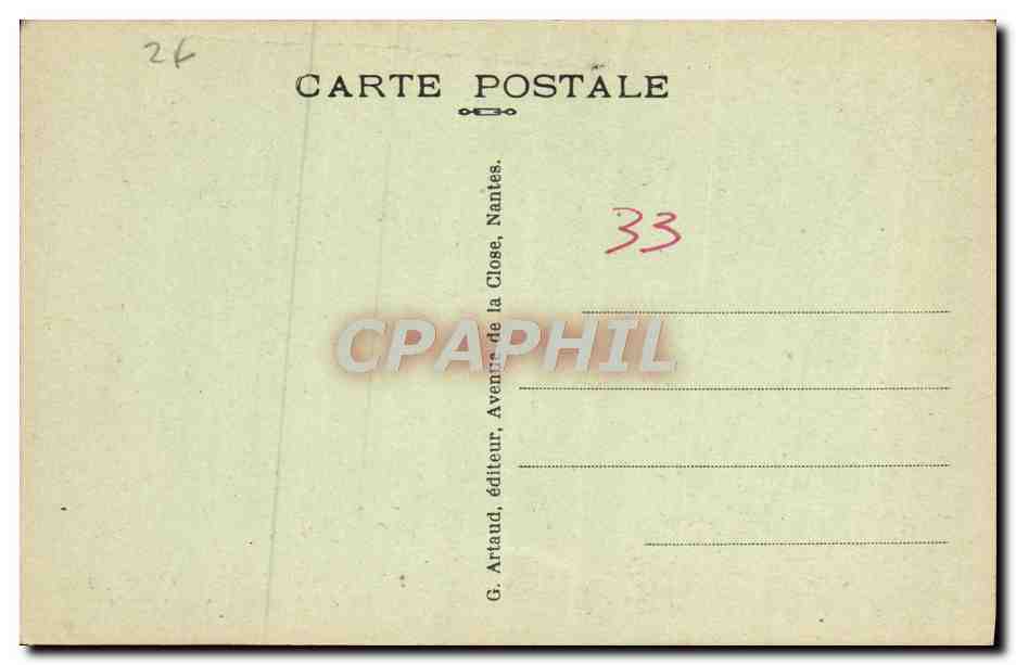 Montalivet-les-Bains (Gironde) — Panoramablick auf das kleine Dorf — G. Artaud, Nantes — Rückseite