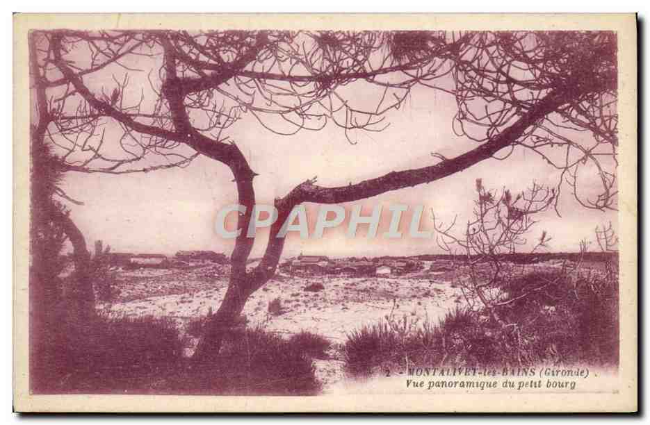 Montalivet-les-Bains (Gironde) — Vue panoramique du petit bourg — G. Artaud, Nantes