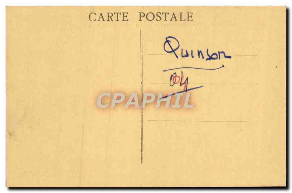 CPA Quinson Pont Romain sur le Verdon Entree des Gorges — Verso
