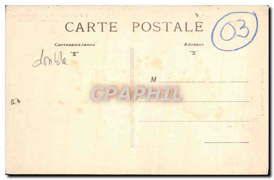 CPA Moulins La Cathedrale Motifs — Verso