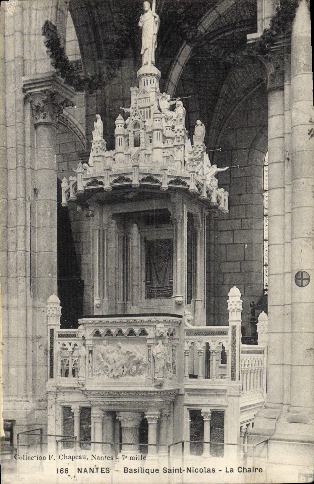 CPA Nantes Basilique Saint Nicolas La chaire