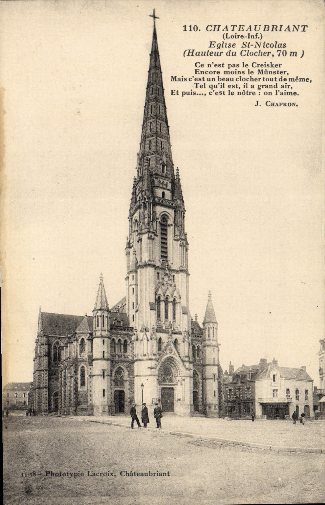 CPA Chateaubriant Eglise St Nicolas