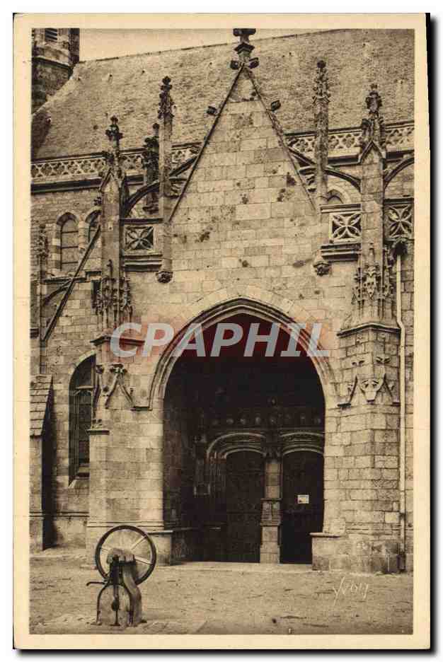 CPA Guerande Le Porche de la Collegiale St Aubin