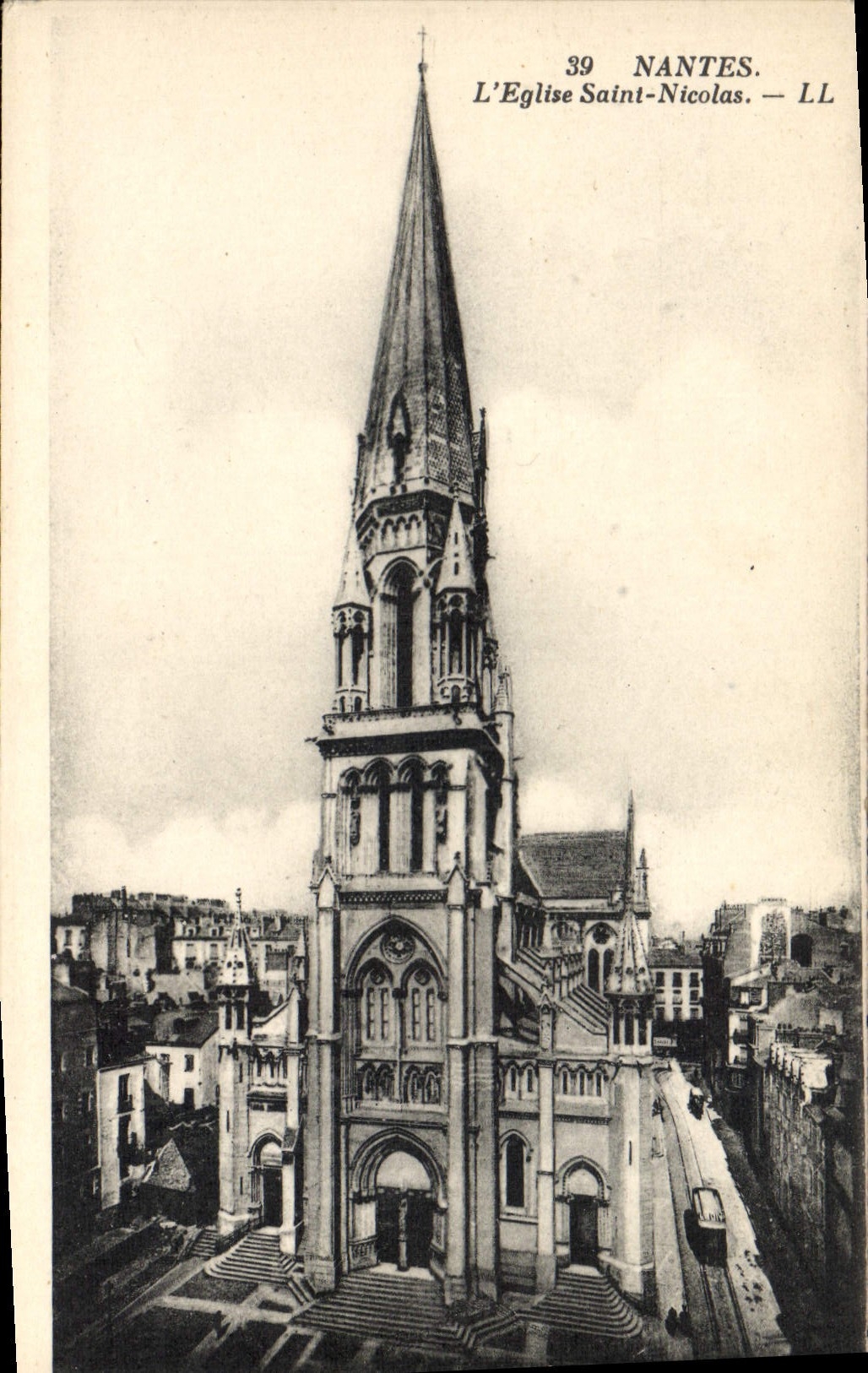 CPA Nantes L'Eglise Saint Nicolas