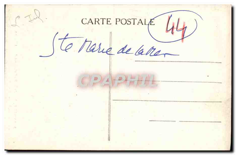 CPA Sainte Marie de la Mer L'Eglise — Rückseite