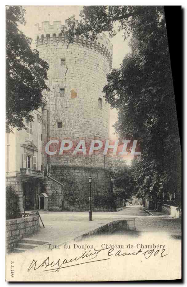CPA Tour du Donjon Chateau de Chambery