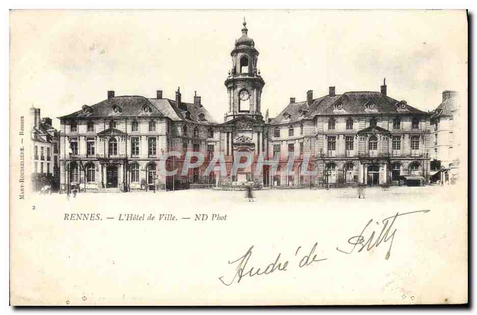 CPA Rennes L'Hotel de Ville