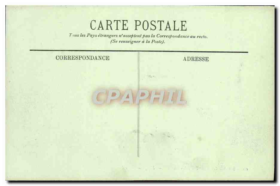 CPA Saint Germain En Laye L'Eglise — Verso