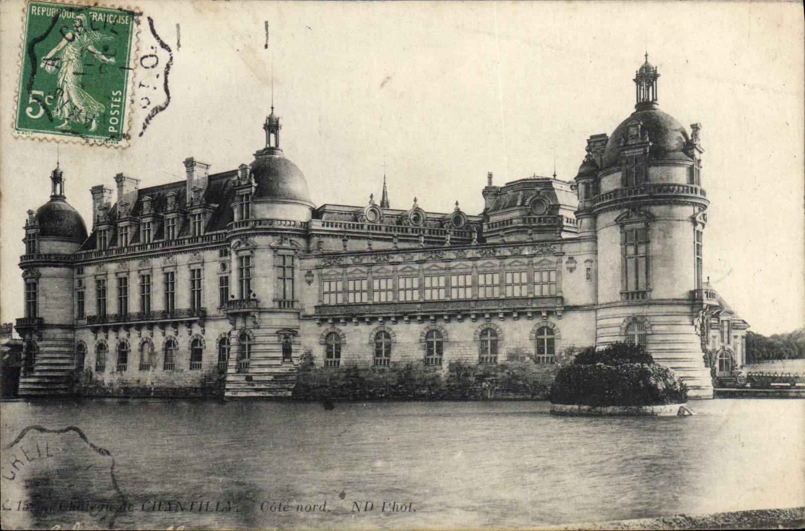 Schloss Chantilly — Nordseite — ND Phot.