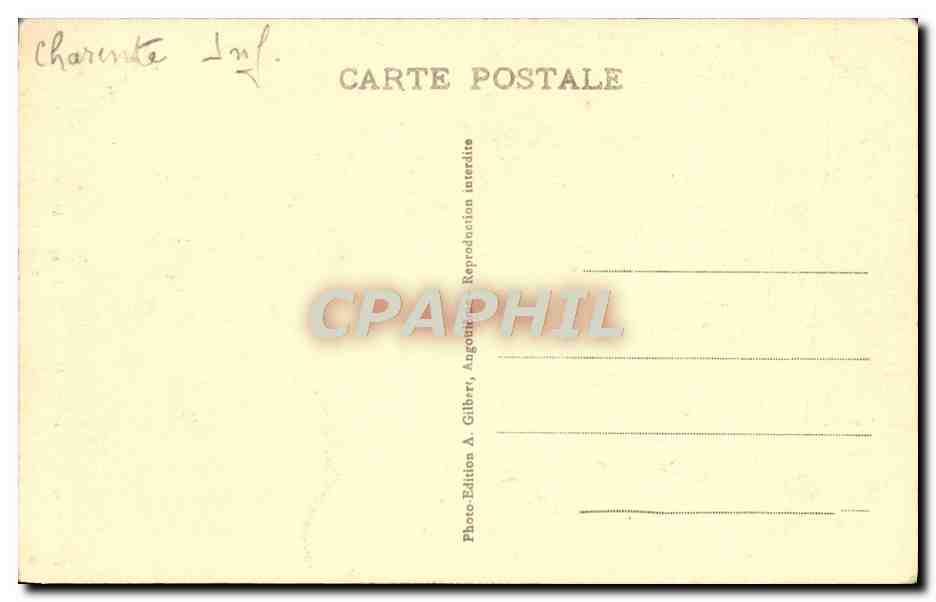 CPA Mortagne Sur Gironde L'Ermitage Couloir conduisant de la cuisine au refectoire — Verso