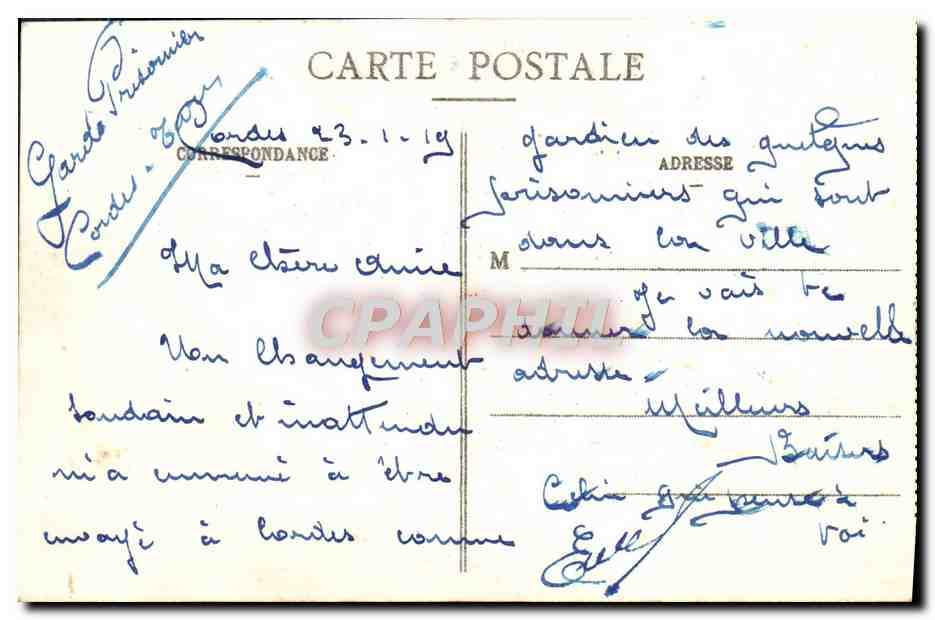 CPA Brest La Rade Le Salut aux Couleurs Bateaux — Rückseite