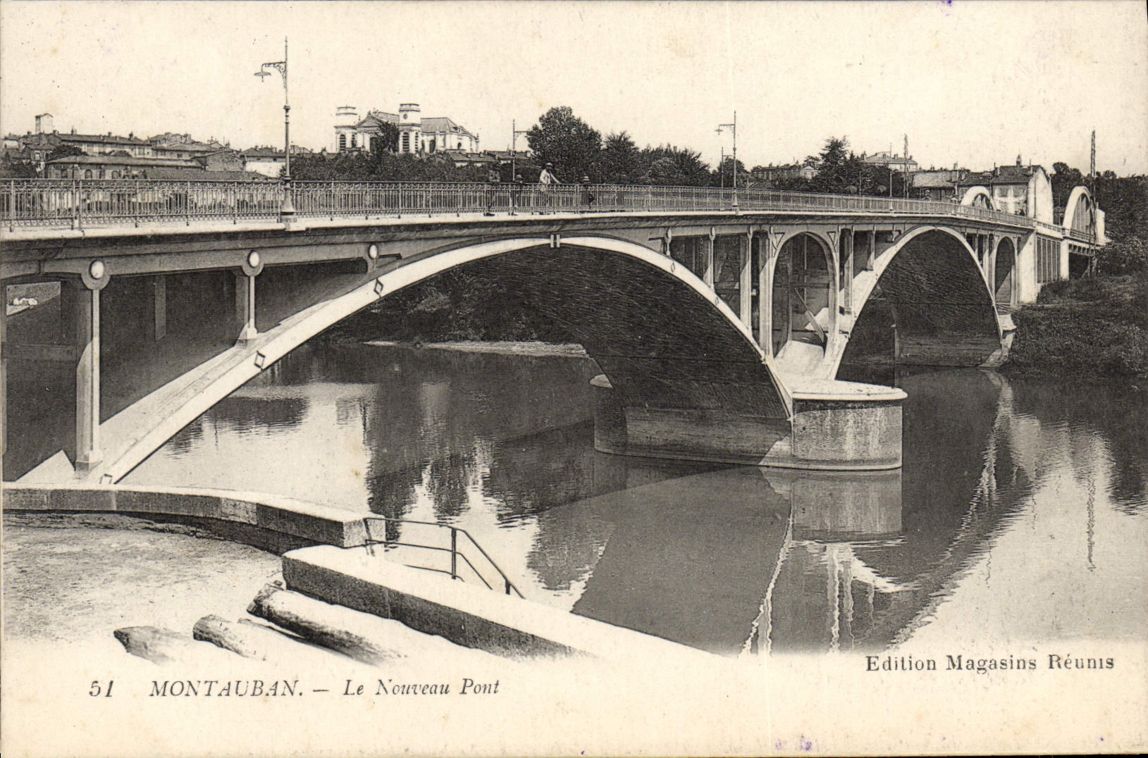 CPA Montauran La Nouveau Pont